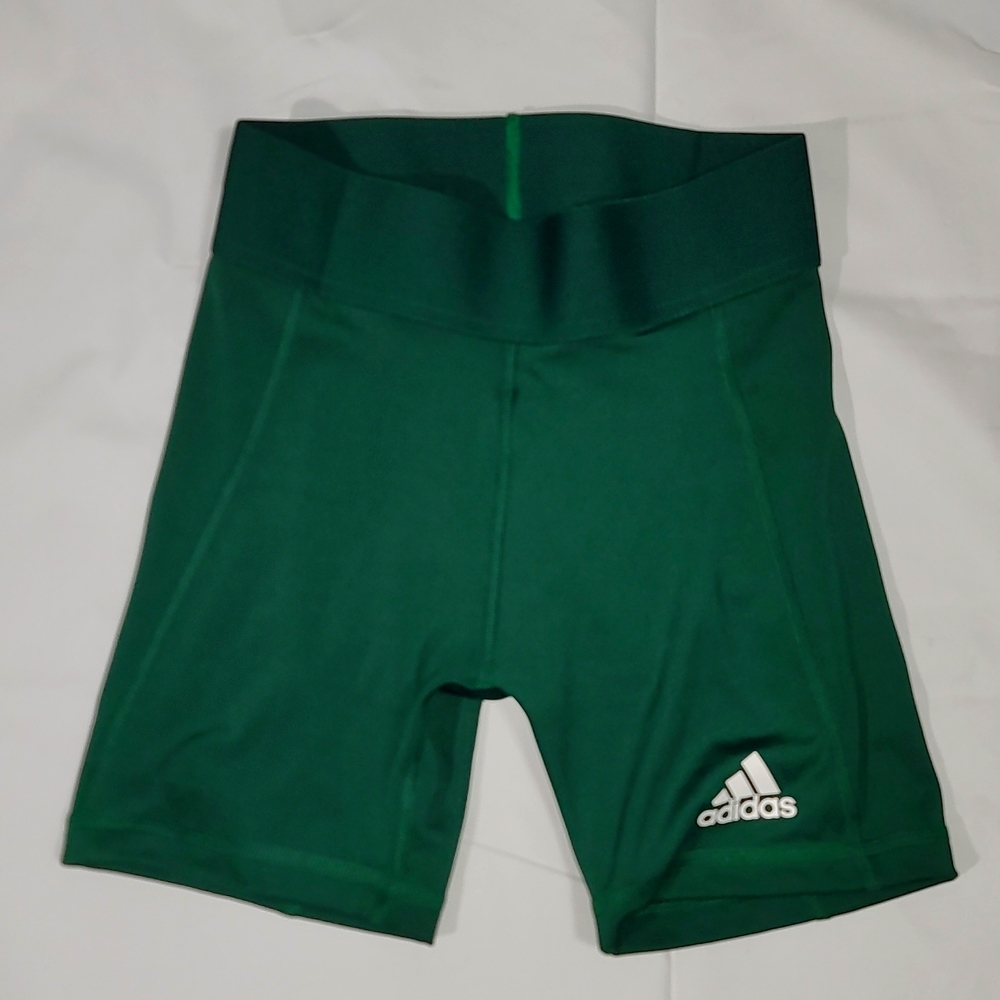 Adidas TechFit Women's Volleyball Shorts Green - 2XS 5" inseam workout